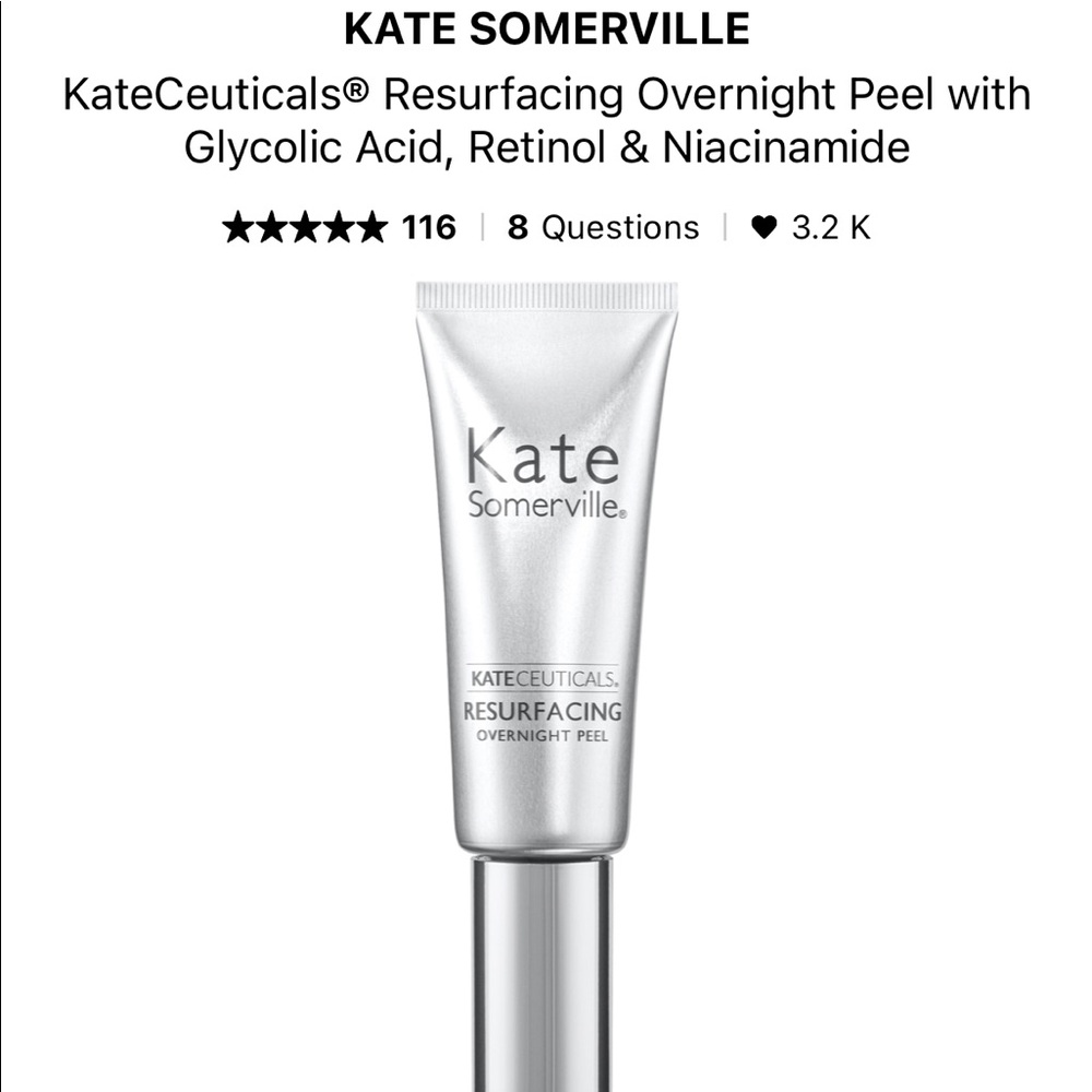Kate Somerville Resurfacing Overnight Peel
